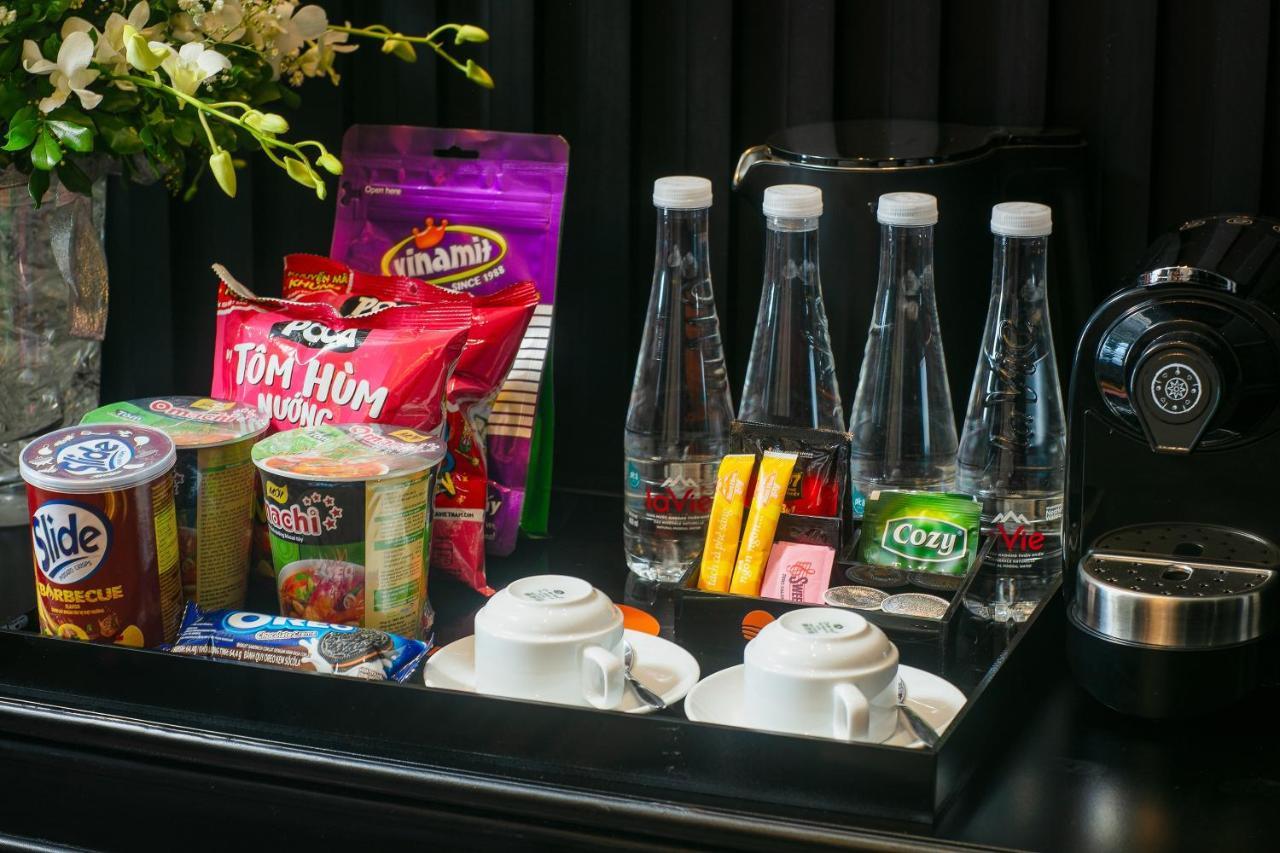 Grand Sunrise Palace Hoi An- A Luxury Indochine Hotel & Spa Екстер'єр фото A typical hotel room amenity tray